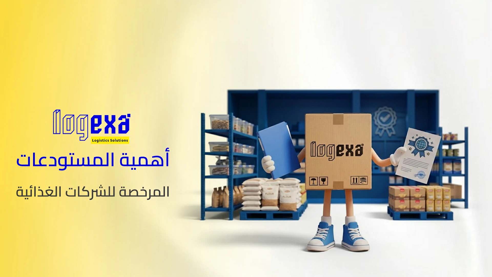 أهمية المستودعات المرخصة للشركات الغذائية | تخزين آمن مع لوجيكسا أهمية المستودعات المرخصة للشركات الغذائية | تخزين آمن مع لوجيكسا